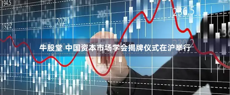 牛股堂 中国资本市场学会揭牌仪式在沪举行