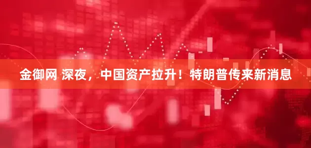 金御网 深夜，中国资产拉升！特朗普传来新消息